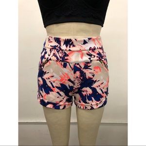 BEBE brand shorts S-M Tropical Retro